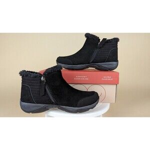 Easy Spirit Elinot Ankle Boots Booties Womens 5 M Black Winter Snow Shoes NWB